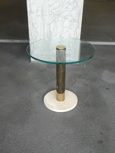 1970 brass and glass - brass,